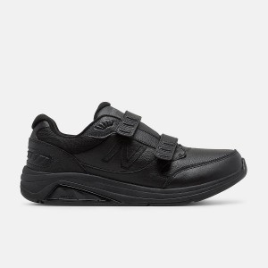 Zapatillas Para Caminar New Balance Hook and Loop Cuero 928v3 Hombre Negras | EC 1818QZ