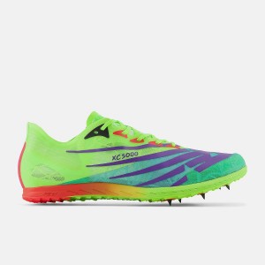 Zapatillas Running New Balance XC 5K v6 Hombre Verde Moradas | EC 1904OR