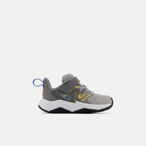 Zapatos New Balance Rave Run v2 Bungee Lace with Strap Niños Gris | EC 1189CE