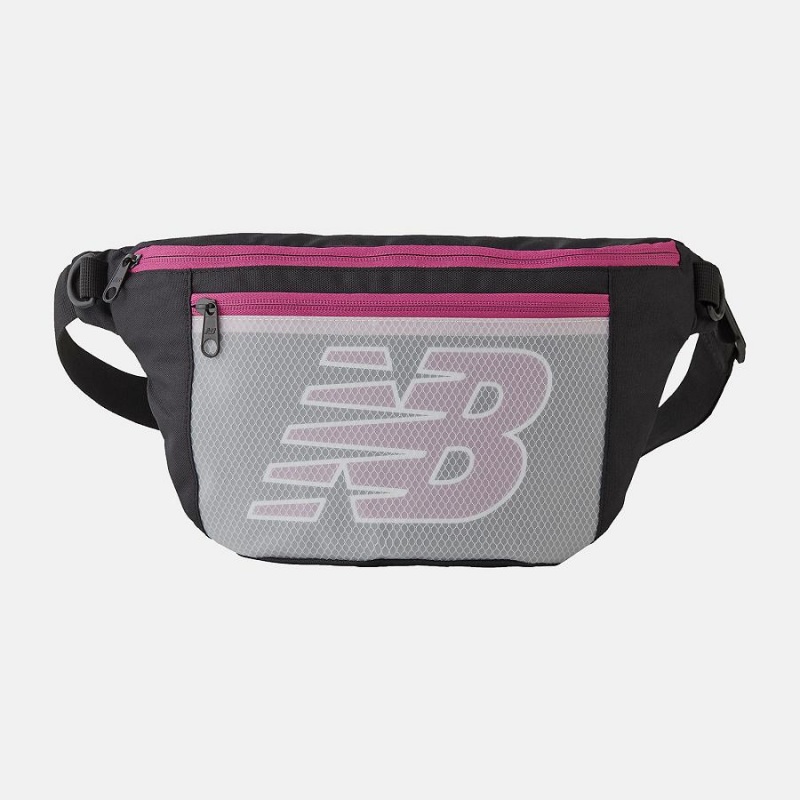 Bolsas New Balance Core Performance Large Waist Hombre Negras Gris | EC 1195WY