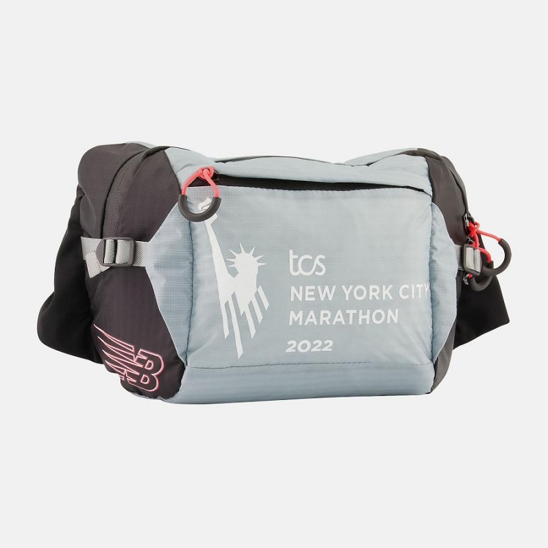 Bolsas New Balance NYC Marathon Waist Mujer Gris | EC 1957PQ