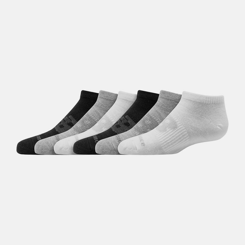 Calcetines New Balance Flat Knit No Show 6 Pack Niños Multicolor | EC 1023SO