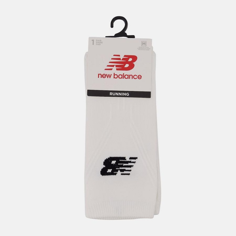 Calcetines New Balance Run Flat Knit Crew 1 Pair Hombre Creme | EC 1289KI