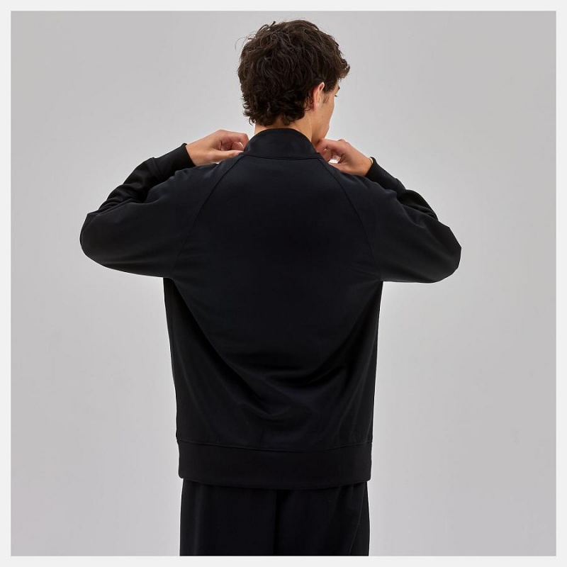 Chaquetas New Balance Uni-ssentials Track Hombre Negras | EC 1377WY