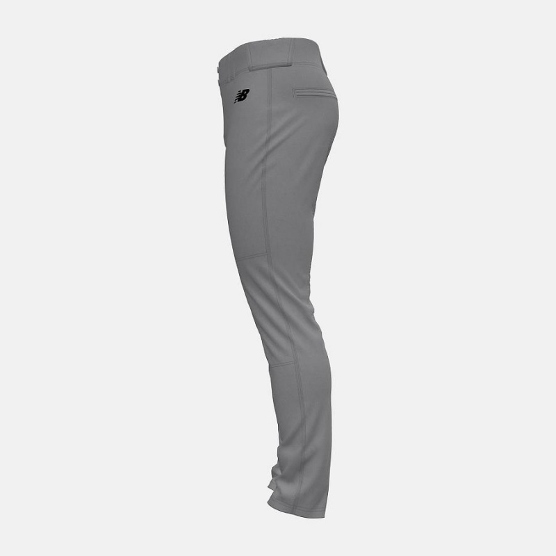 Pantalon New Balance Adversary 2 Baseball Solid Tapered Hombre Gris | EC 1383IS