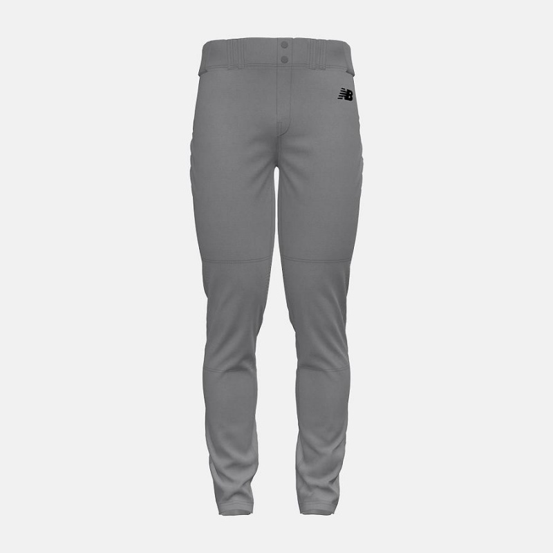 Pantalon New Balance Adversary 2 Baseball Solid Tapered Hombre Gris | EC 1383IS