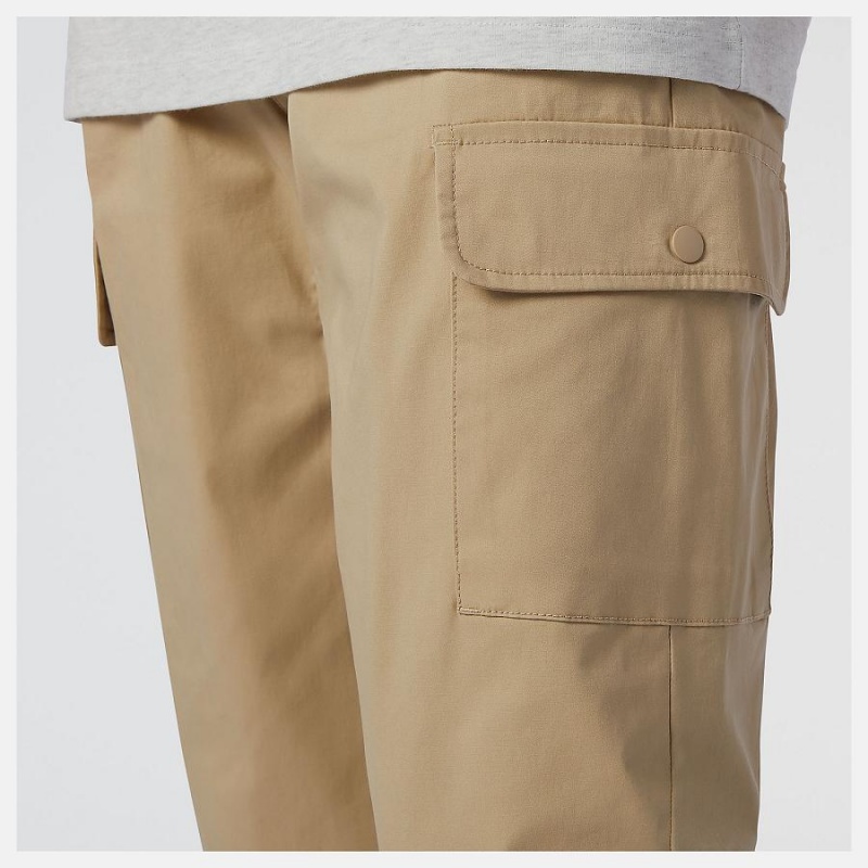 Pantalon New Balance Athletics Woven Cargo Hombre Kaki | EC 1388DN