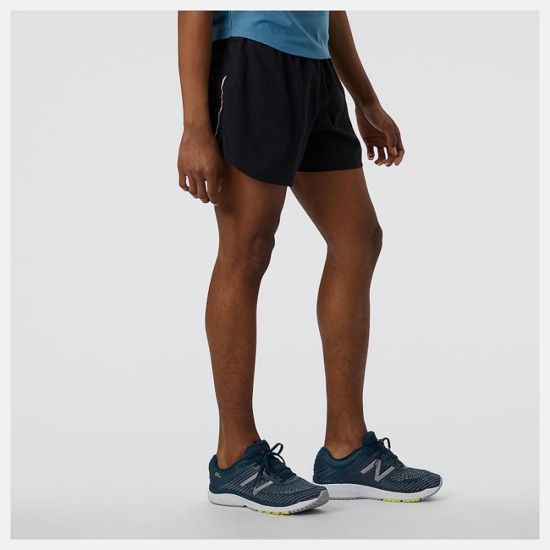 Short New Balance Impact Run 5 Inch Hombre Negras | EC 1431RW