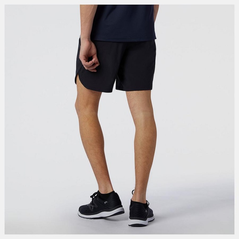Short New Balance R.W.T Woven Hombre Negras | EC 1451BC