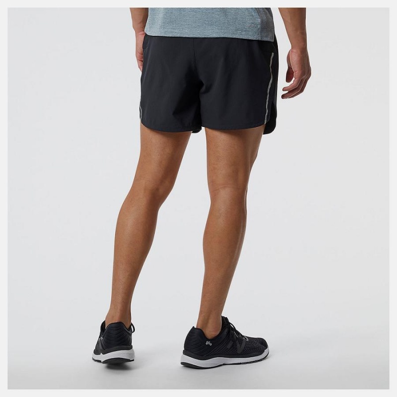 Short New Balance Run For Life Impact Run 5 Inch Hombre Negras | EC 1454QZ