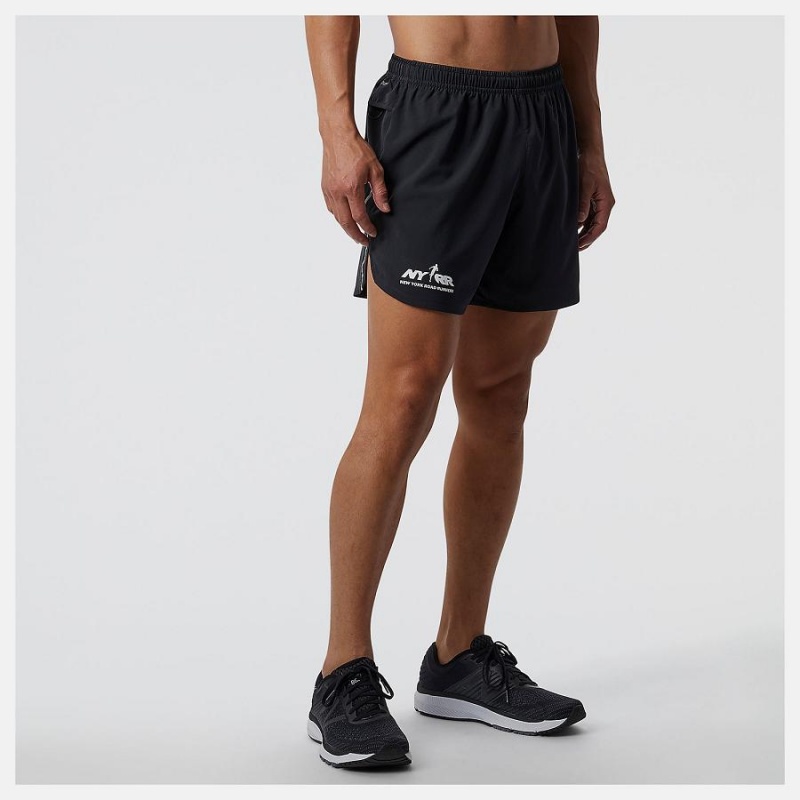Short New Balance Run For Life Impact Run 5 Inch Hombre Negras | EC 1454QZ