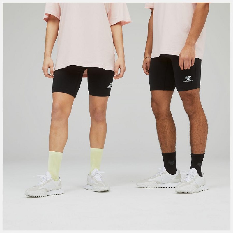 Short New Balance Uni-ssentials Cotton Legging Mujer Negras | EC 2154NB