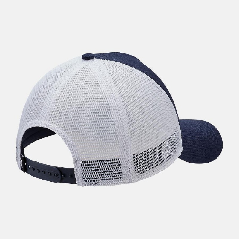 Sombreros New Balance Lifestyle Athletics Trucker Hombre Azul Marino | EC 1223RW