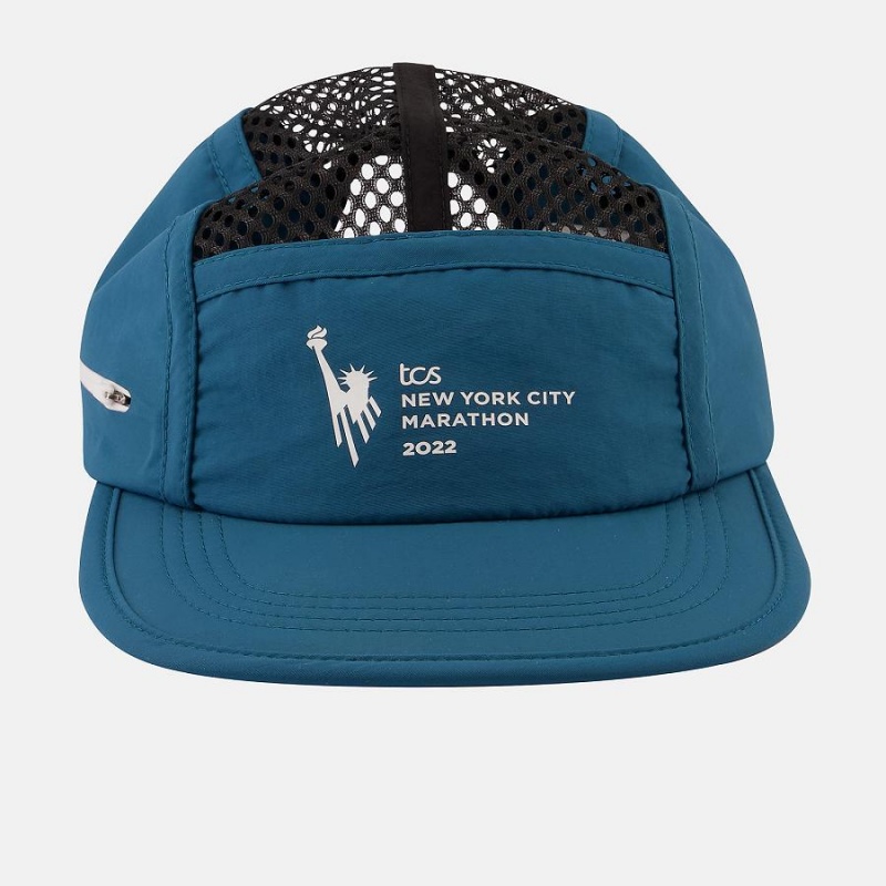 Sombreros New Balance NYC Marathon Running Stash Mujer Azules | EC 1994XF