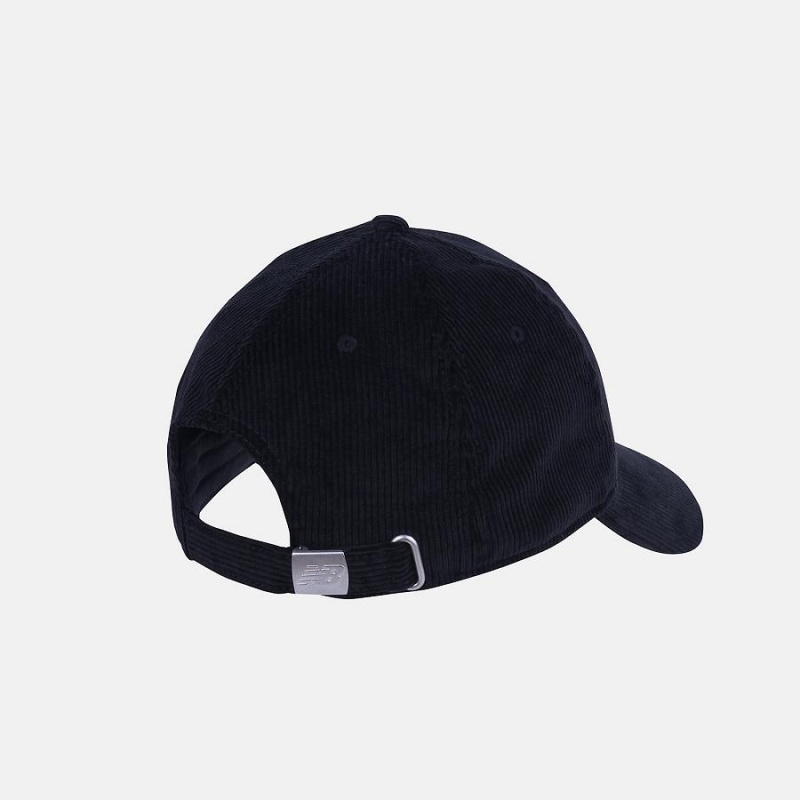 Sombreros New Balance Washed Corduroy 6 Panel Classic Mujer Negras | EC 2005YU