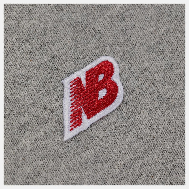 Sudadera con Capucha New Balance MADE in USA Core Hombre Gris | EC 1328TV