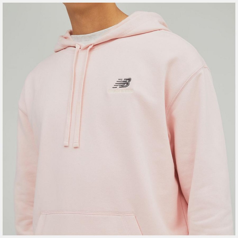 Sudadera con Capucha New Balance Uni-ssentials French Terry Hombre Rosas | EC 1342LH