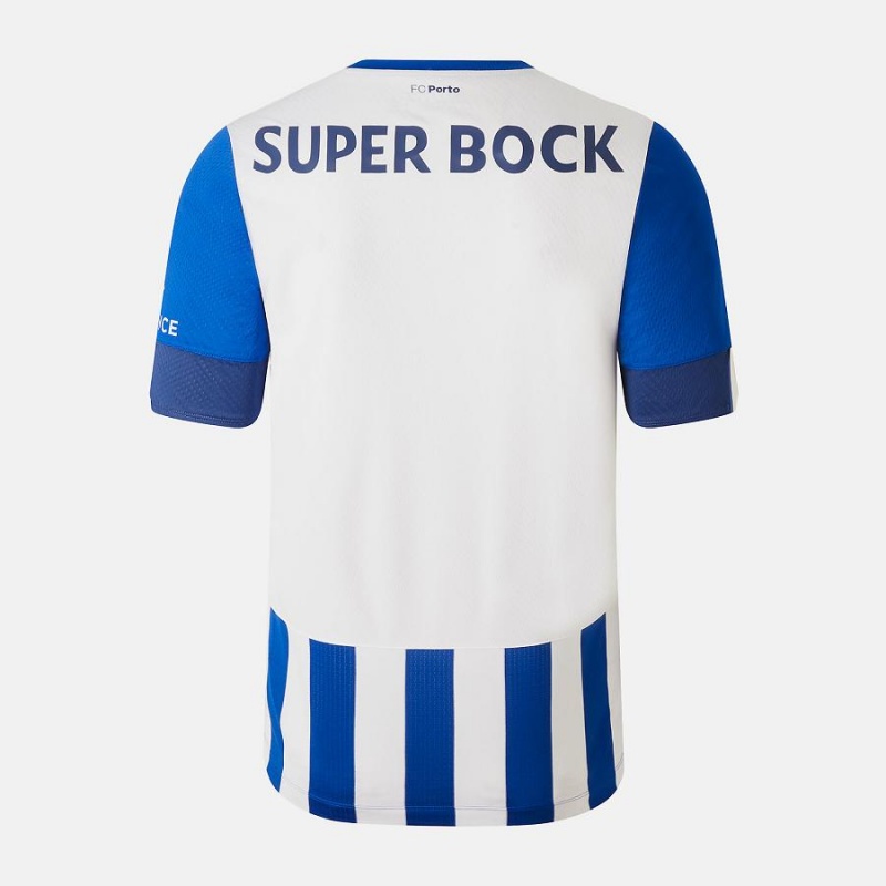 Tops New Balance FC Porto Home Sleeve Jersey Hombre Azules Blancas | EC 1510TV