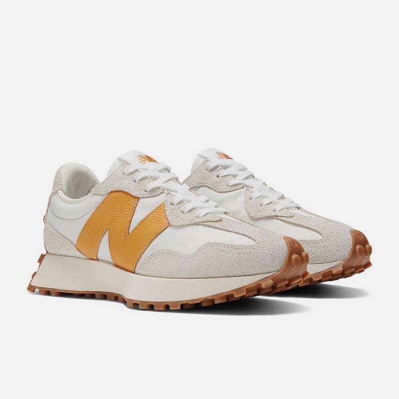 Zapatillas Lifestyle New Balance 327 Mujer Blancas | EC 2271SO