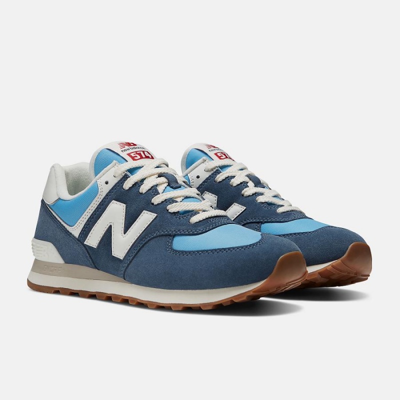 Zapatillas Lifestyle New Balance 574 Hombre Azules | EC 1620AP