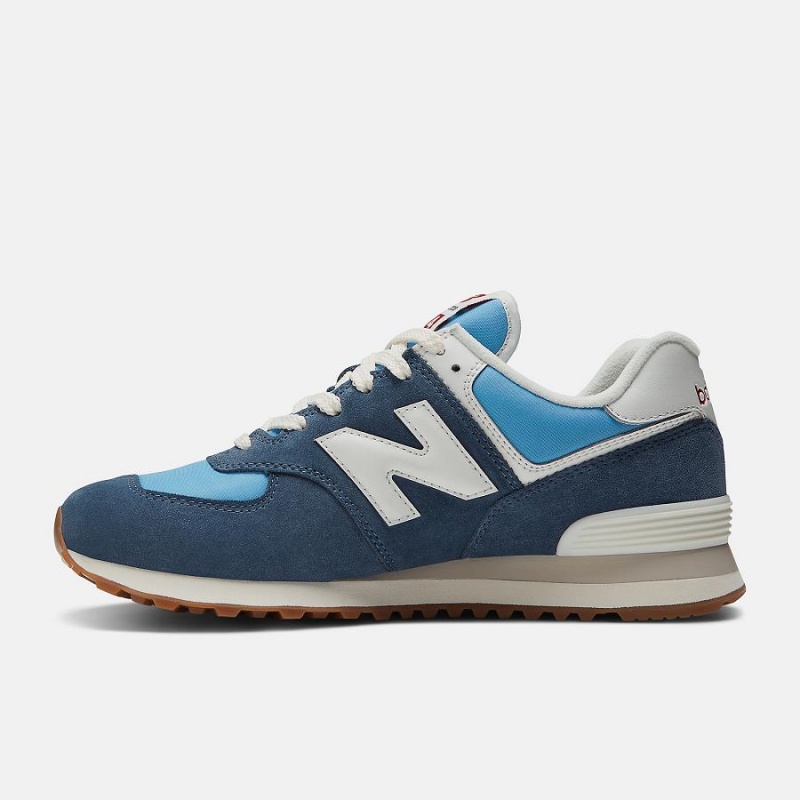 Zapatillas Lifestyle New Balance 574 Hombre Azules | EC 1620AP