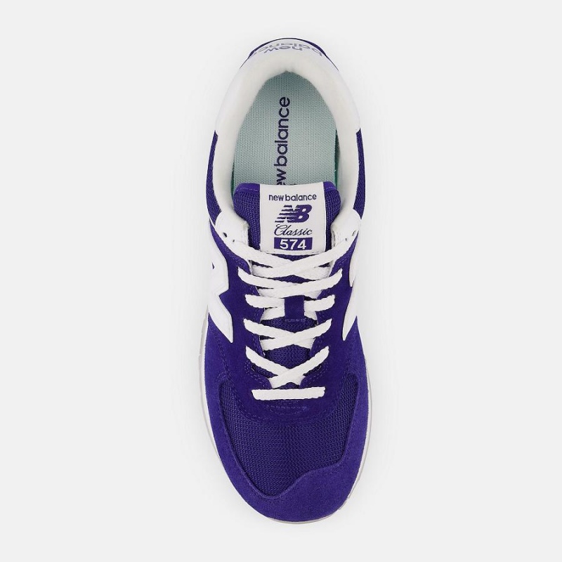 Zapatillas Lifestyle New Balance 574 Hombre Moradas | EC 1615YU