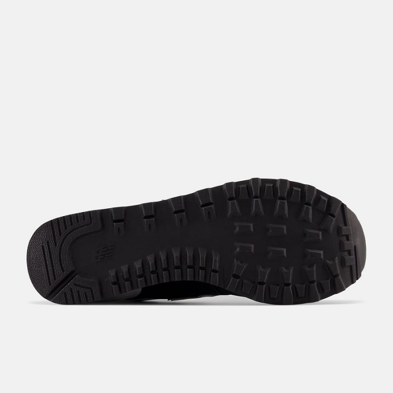 Zapatillas Lifestyle New Balance 574 Mujer Negras Blancas | EC 2291YU