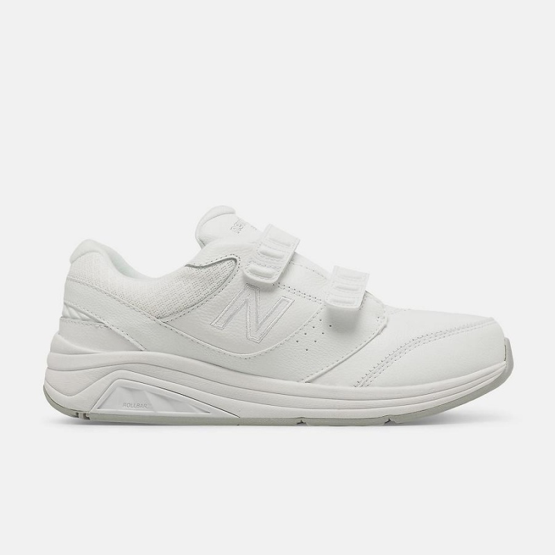 Zapatillas Para Caminar New Balance Hook and Loop Cuero 928v3 Mujer Blancas | EC 2435XF