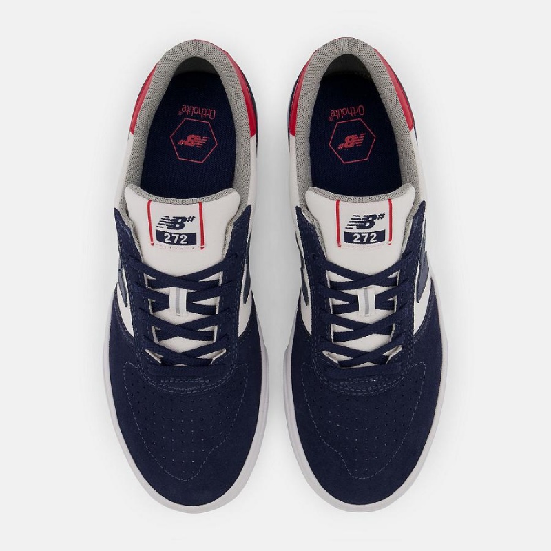 Zapatillas Skate New Balance Numeric 272 Mujer Blancas Azules | EC 2350WY