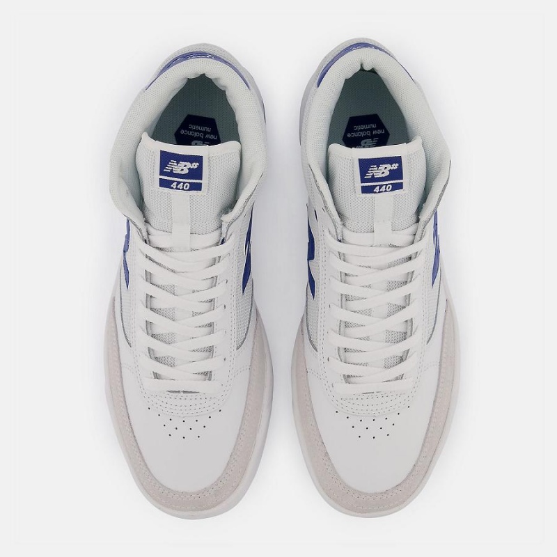 Zapatillas Skate New Balance Numeric 440 High Hombre Blancas Azules | EC 1776AP