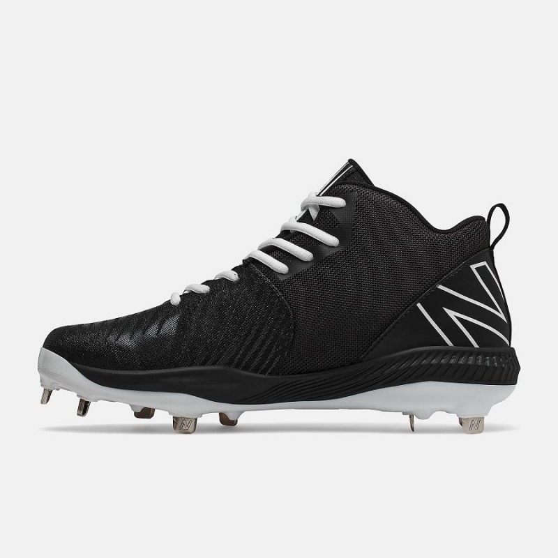 Zapatillas de Beisbol New Balance FuelCell 4040 v6 Mid-Metal Hombre Negras | EC 1836LH