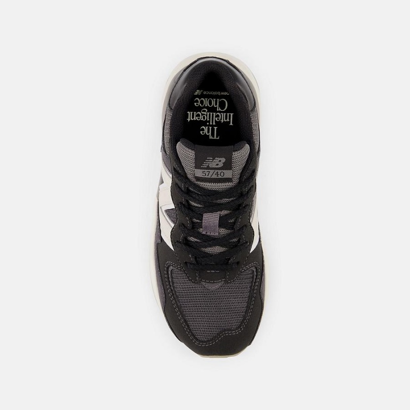 Zapatos New Balance 57/40 Niños Negras Blancas | EC 1125PQ