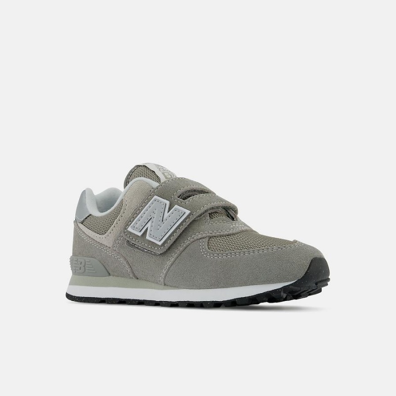 Zapatos New Balance 574 Core Hook & Loop Niños Gris Oscuro | EC 1130GL