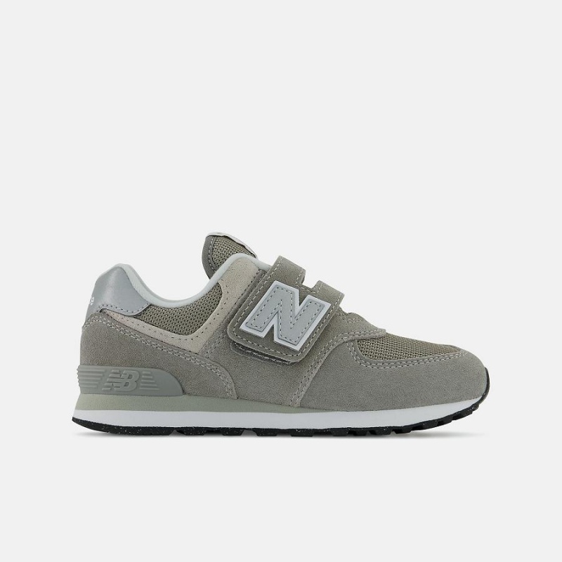 Zapatos New Balance 574 Core Hook & Loop Niños Gris Oscuro | EC 1130GL