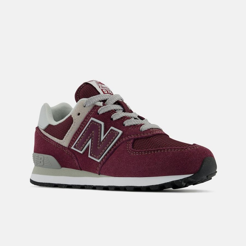 Zapatos New Balance 574 Core Niños Rojas Marrones | EC 1128DN