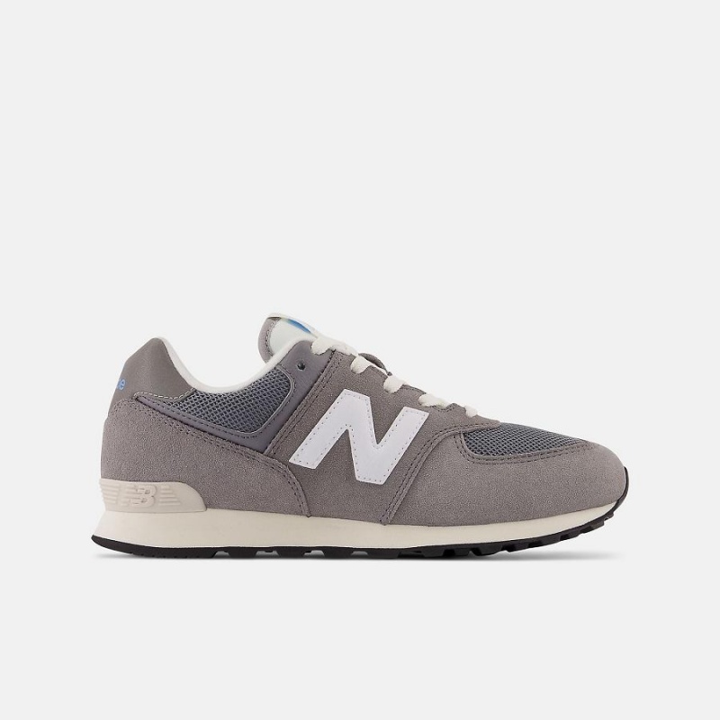 Zapatos New Balance 574 Niños Gris Blancas | EC 1051FM